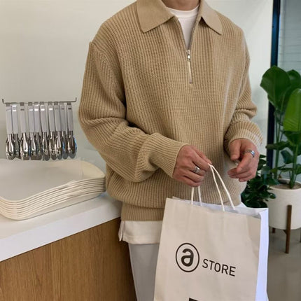 Suéter con cremallera de un cuarto de Briar