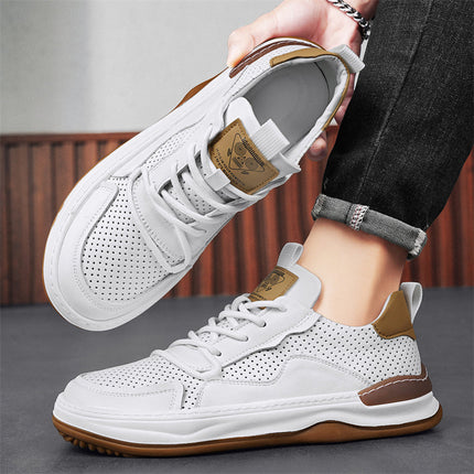 Zapatillas Lusso Italiana de piel auténtica