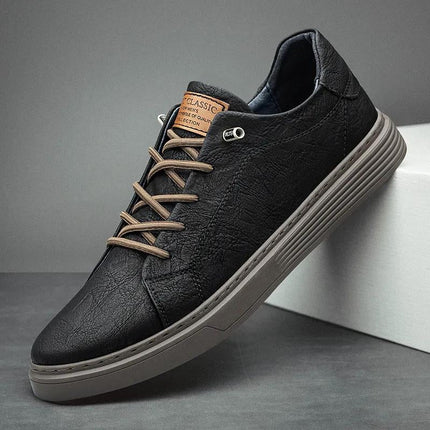 Zapatillas Lusso Passo de piel auténtica