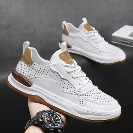 Zapatillas Lusso Italiana de piel auténtica