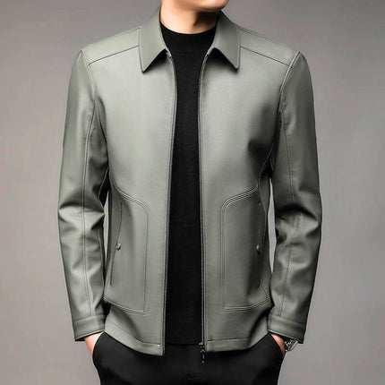 Chaqueta de cuero Marino