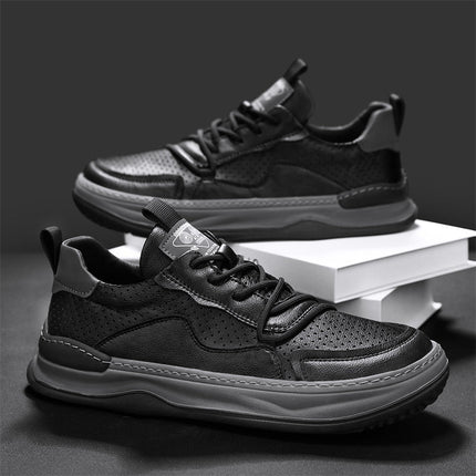 Zapatillas Lusso Italiana de piel auténtica