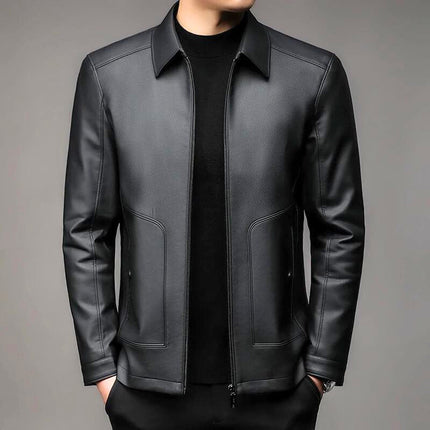 Chaqueta de cuero Marino