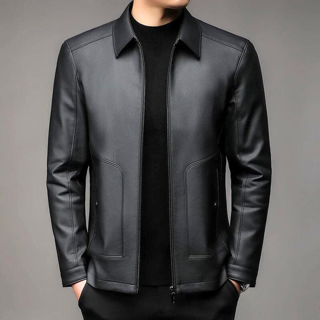 Chaqueta de cuero Marino