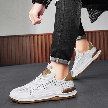 Zapatillas Lusso Italiana de piel auténtica