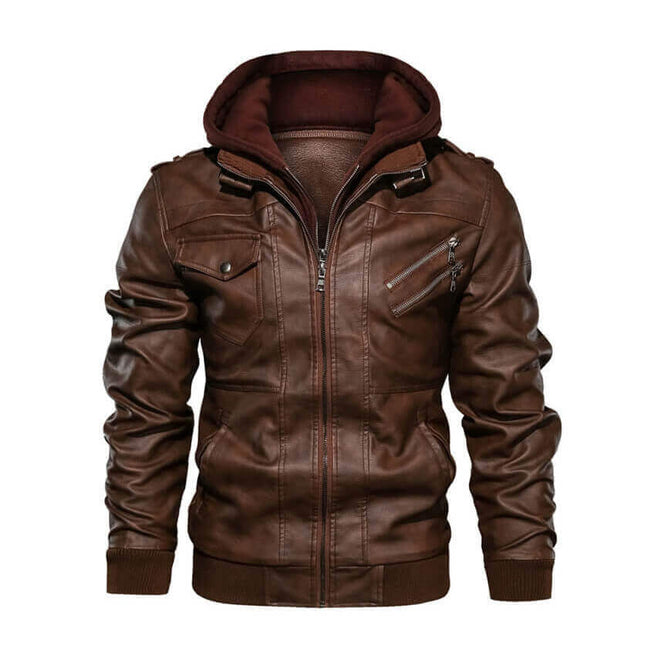Campera de Cuero Masculina