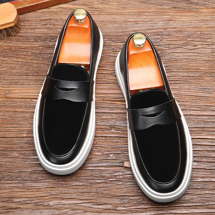 Mocasines de piel auténtica Lusso