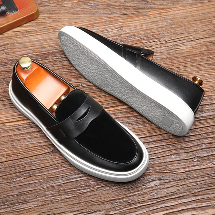 Mocasines de piel auténtica Lusso