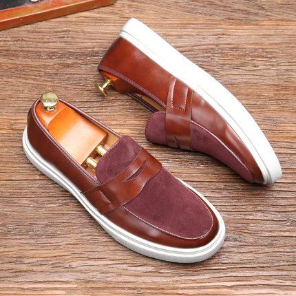 Mocasines de piel auténtica Lusso