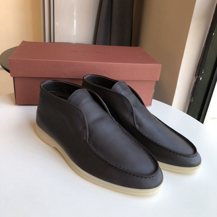 Mocasines de piel merlot