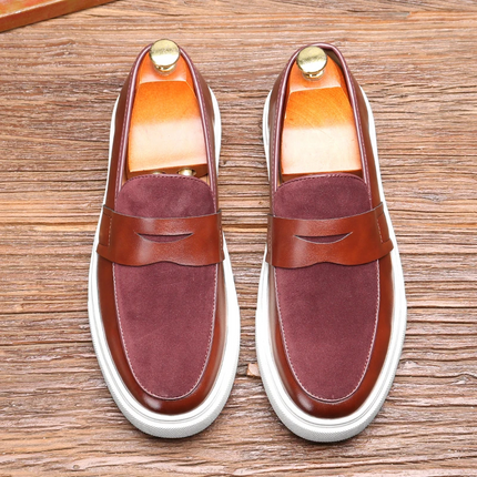 Mocasines de piel auténtica Lusso