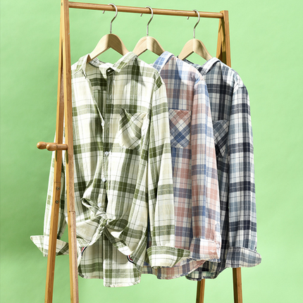 Camisa ligera a cuadros Makani