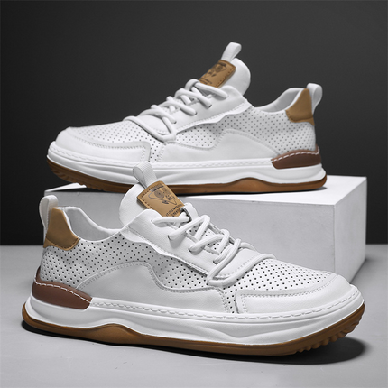 Zapatillas Lusso Italiana de piel auténtica