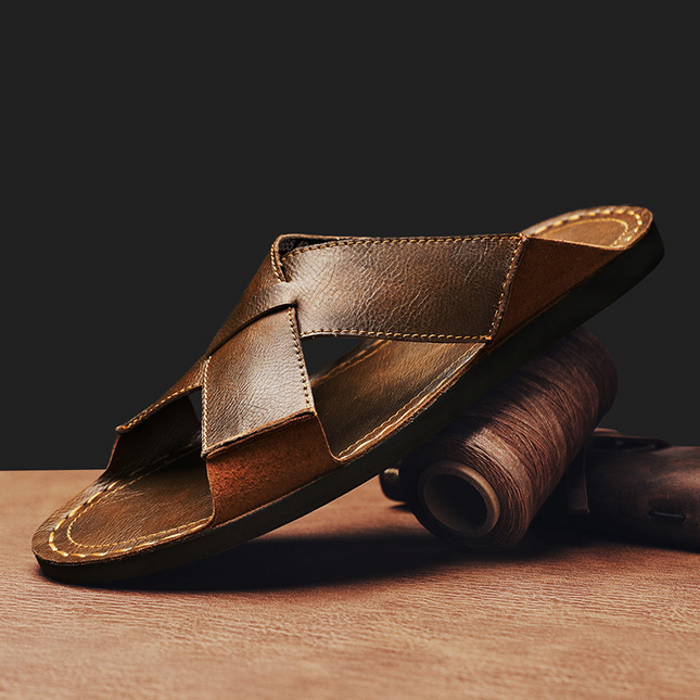 Sandalias de piel auténtica Noble Italiana