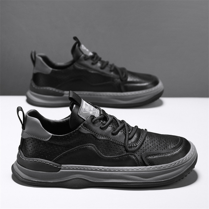 Zapatillas Lusso Italiana de piel auténtica