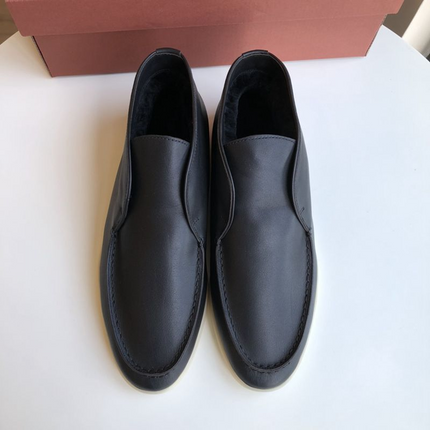 Mocasines de piel merlot