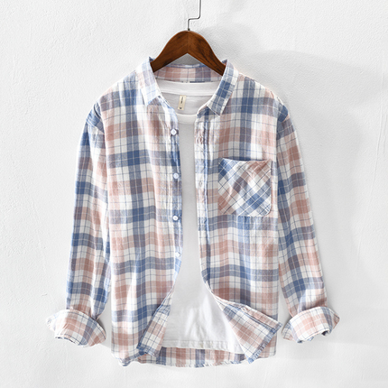 Camisa ligera a cuadros Makani