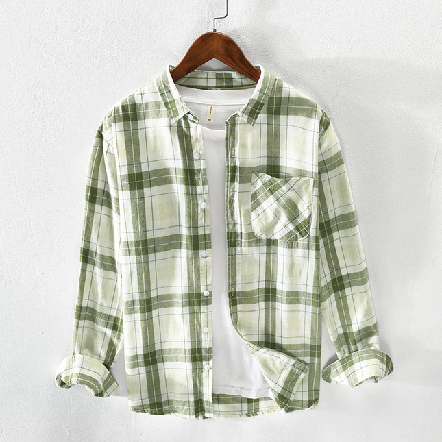 Camisa ligera a cuadros Makani