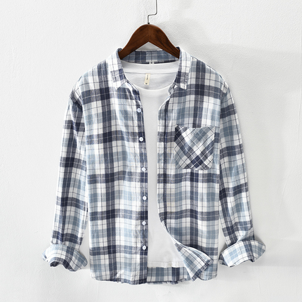 Camisa ligera a cuadros Makani