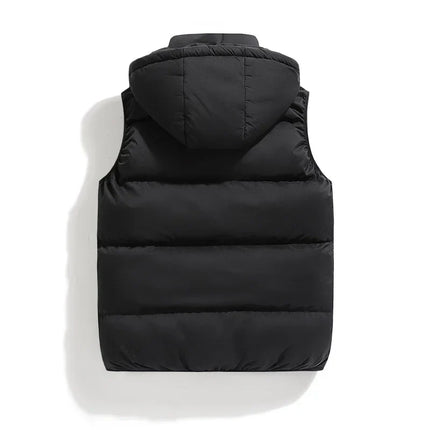 Chaleco ThermoShield – Sin Mangas con Capucha Desmontable