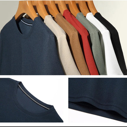 Camisa de algodón con estampado waffle Summer Breeze