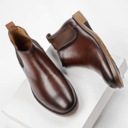 Bota Chelsea de piel Rionne