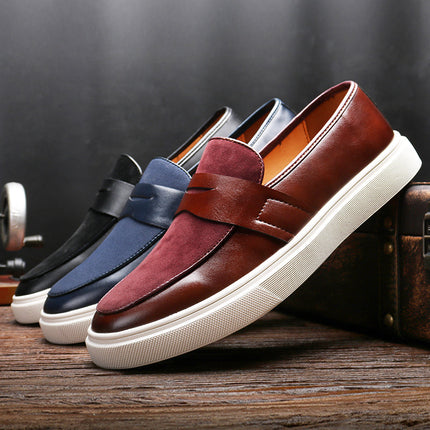 Mocasines de piel auténtica Lusso