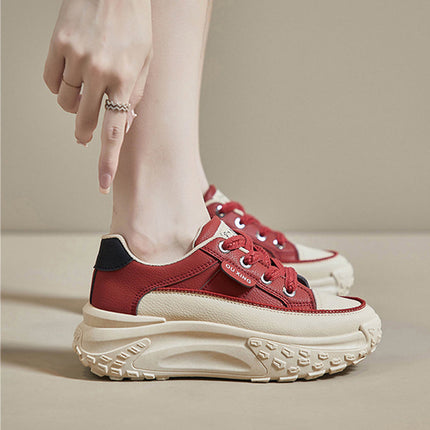 Zapato con alza de suela gruesa