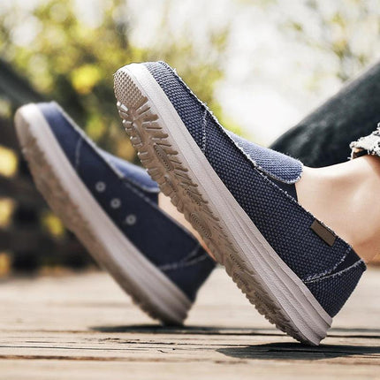 Zapatos informales transpirables de lona