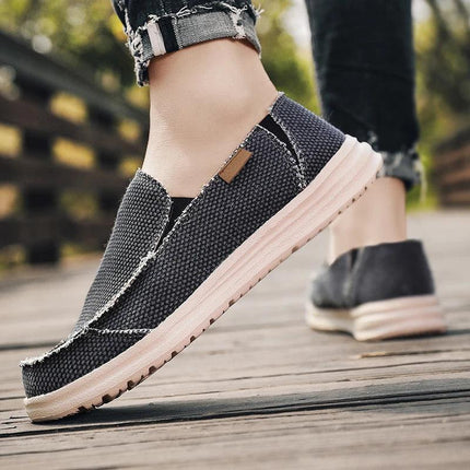 Zapatos informales transpirables de lona