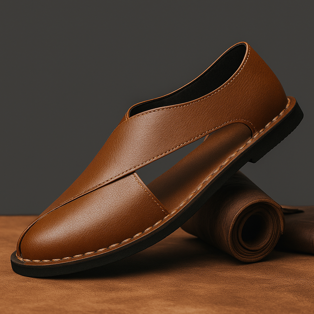 Sandalias Lusso Italiana de piel auténtica