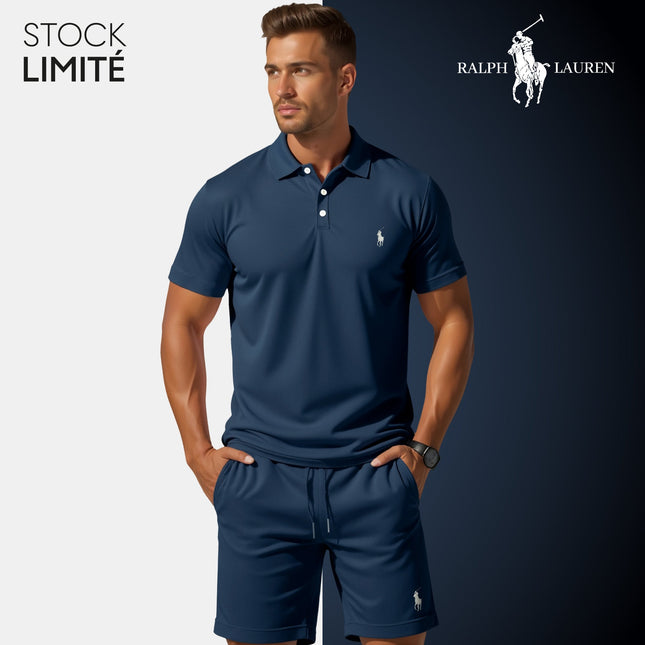 Conjunto de polo y pantalón corto para hombre – R&amp;L® | Edición limitada