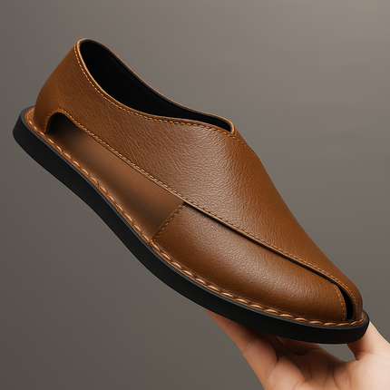 Sandalias Lusso Italiana de piel auténtica