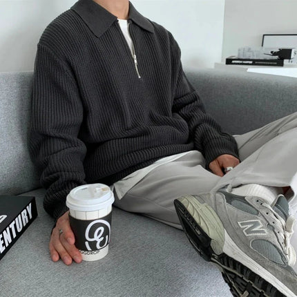 Suéter con cremallera de un cuarto de Briar