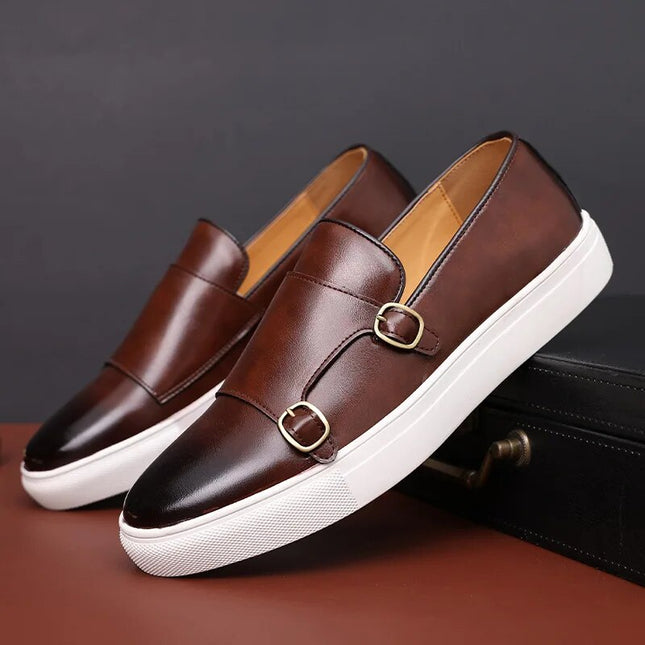 Mocasines de piel auténtica Milano