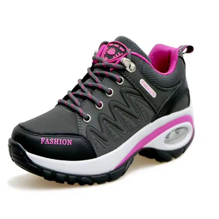 Zapatillas deportivas ComfortWalk Outdoor para mujer: piel transpirable y suela amortiguadora.