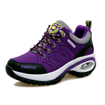 Zapatillas deportivas ComfortWalk Outdoor para mujer: piel transpirable y suela amortiguadora.