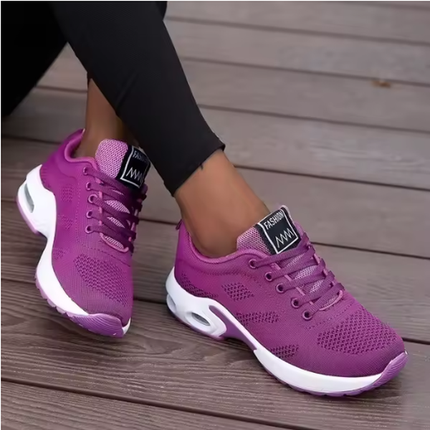 Zapatillas deportivas transpirables y cómodas para mujer: zapatos ligeros y ergonómicos 