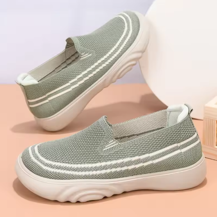 Zapatillas cómodas y transpirables para mujer: diseño ergonómico y ligero. 